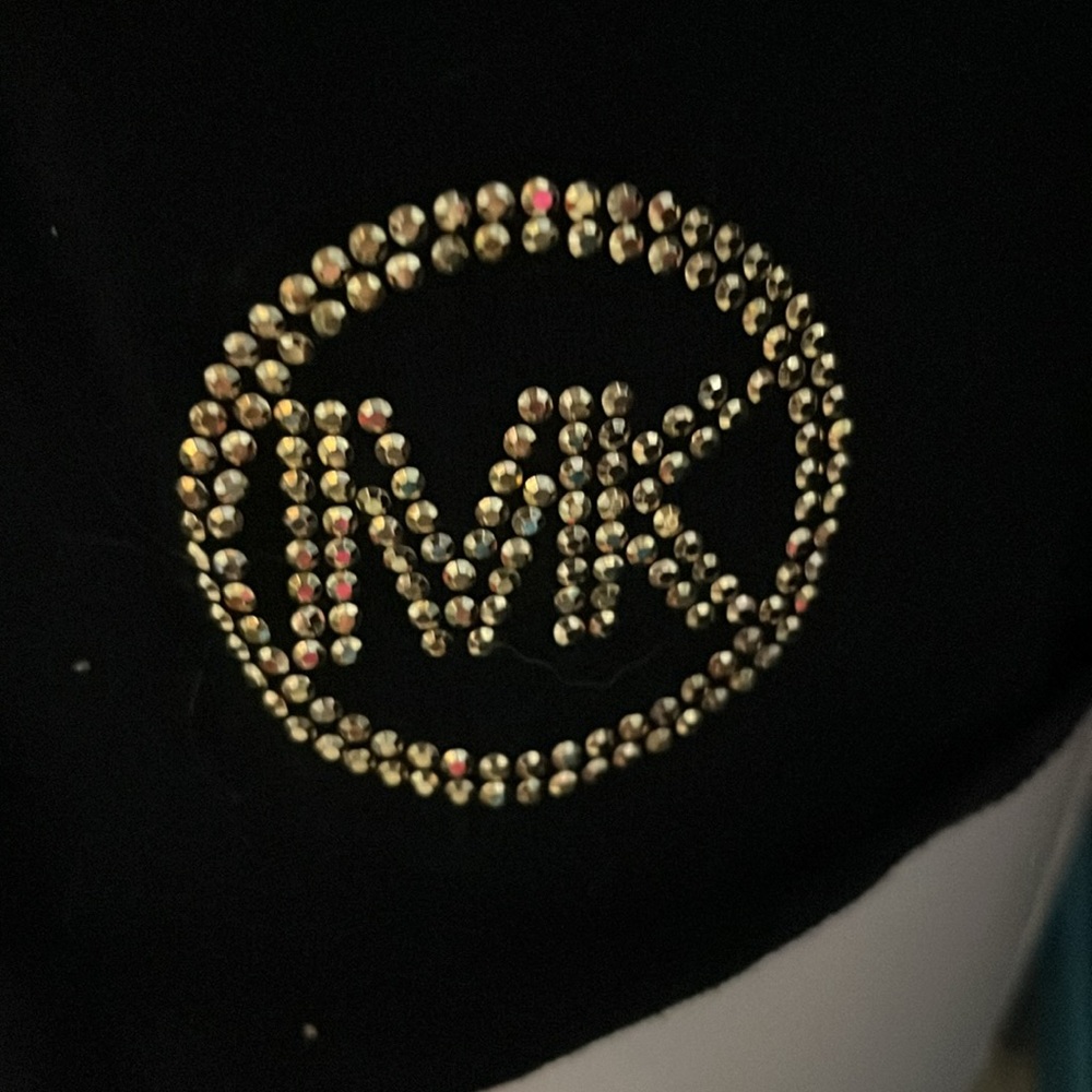 Michael Kors long sleeve with glitzy MK lower left - Picture 2 of 3